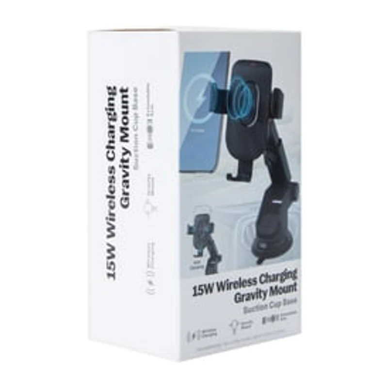 15W Wireless Charging Gravity Mount