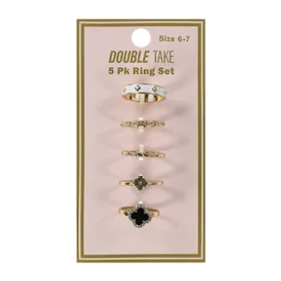 Double Take Ring Set 5-Pack