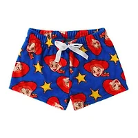 Juniors Printed Plush Short