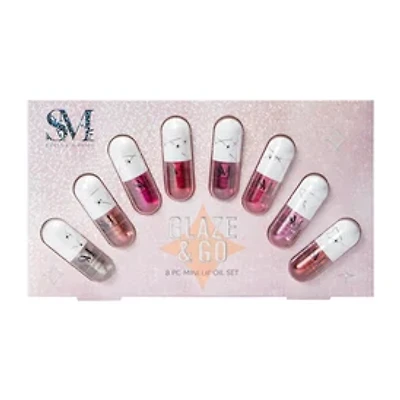 Smoke & Mirrors Glaze & Go Mini Lip Oil Set 8-Count