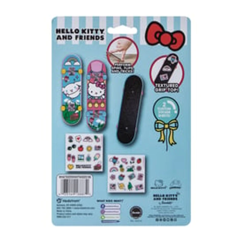 Character Fingerboards With Stickers 3-Count