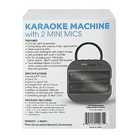 Karaoke Machine With 2 Mini Mics