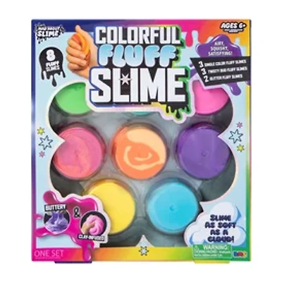 Mad About Slime Colorful Fluff Slime Set