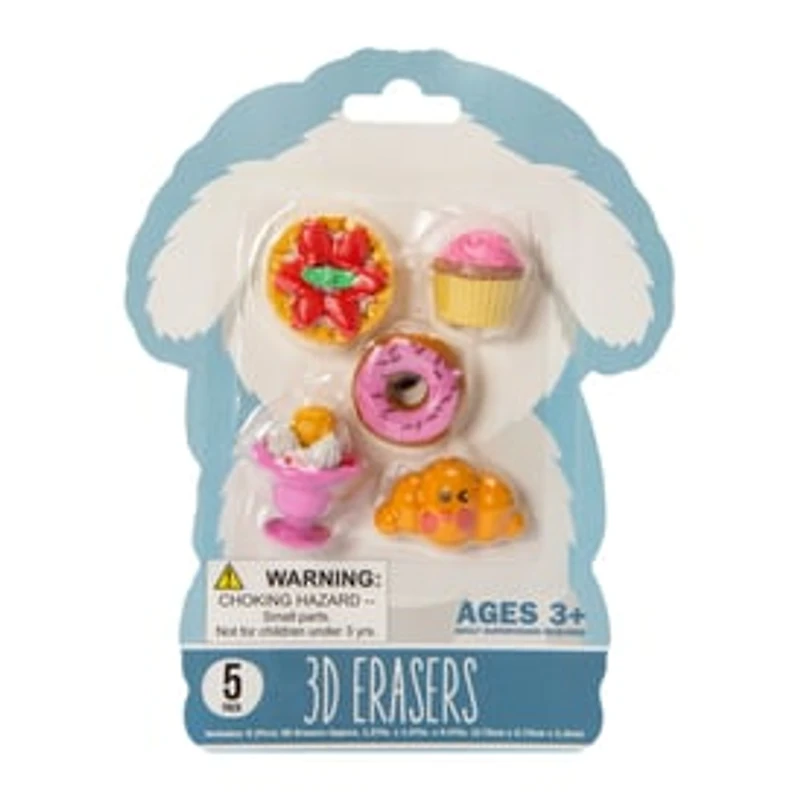 3D Erasers 5-Pack
