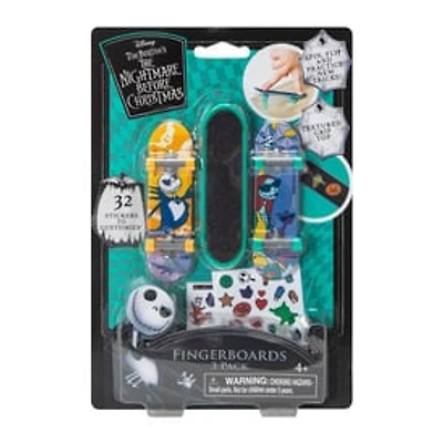 Disney Tim Burton's The Nightmare Before Christmas Fingerboards 3-Pack