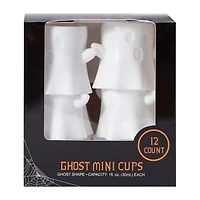 Halloween Ghost Mini Cups 12-Pack