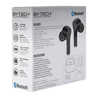 24-Hour True Wireless Earbuds With Mic & Case