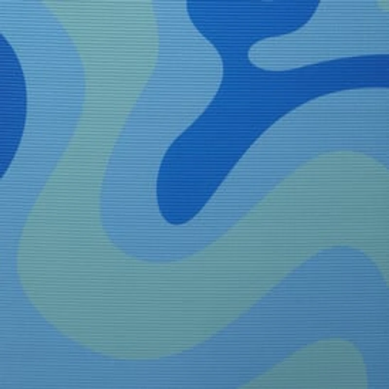 Wavy Print Yoga Mat 6mm