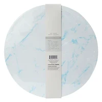 Round Marble Dry Erase Board 12in x