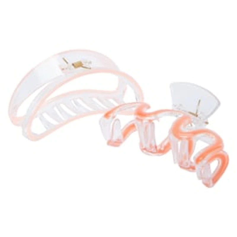 Graphic Line Claw Clips 2-Count