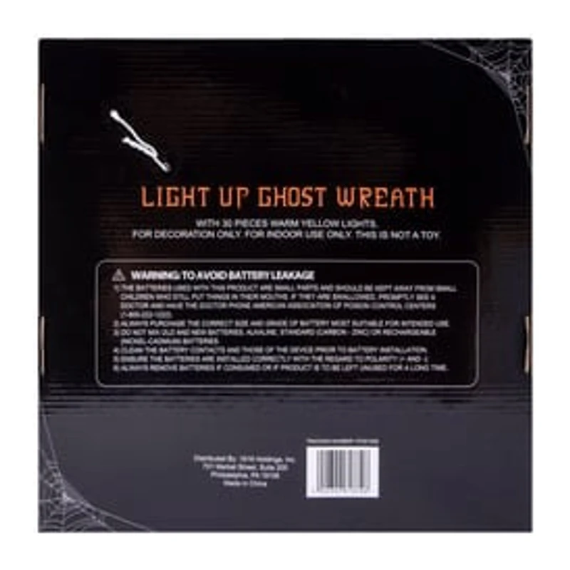 Light Up Ghost Wreath