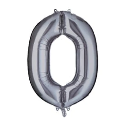 INFLATED Foil Number Balloon 34in