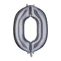 INFLATED Foil Number Balloon 34in