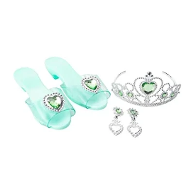 Sparkle Stars Blue Princess Shoes & Tiara Set