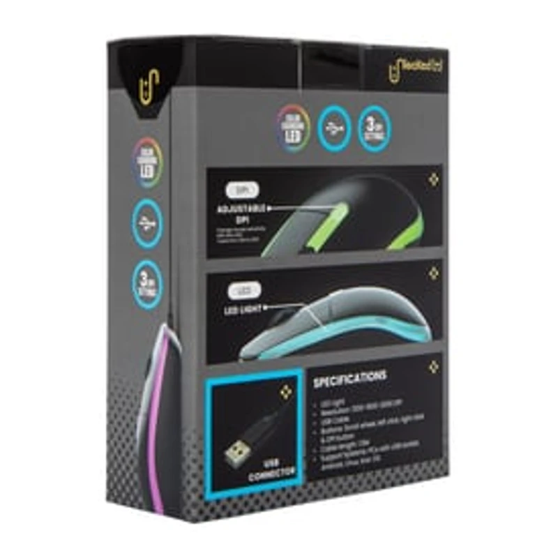 Unlocked Lvl™ Wired LED Gaming Mouse