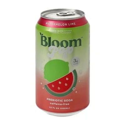 Bloom™ Pop Watermelon Lime Prebiotic Soda 12oz