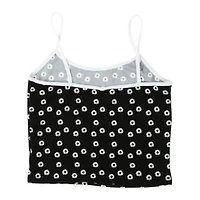 Juniors Blue Tie Dye Spaghetti Strap Tank Top