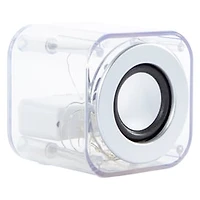 Clear Cube Bluetooth® Speaker With LED Lights