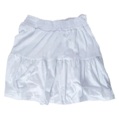 White Ruffle Skirt
