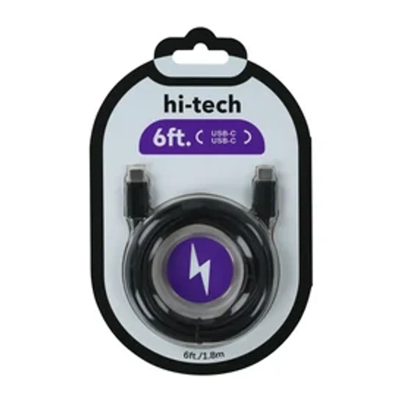 Hi-Tech USB-C To Cable 6ft.