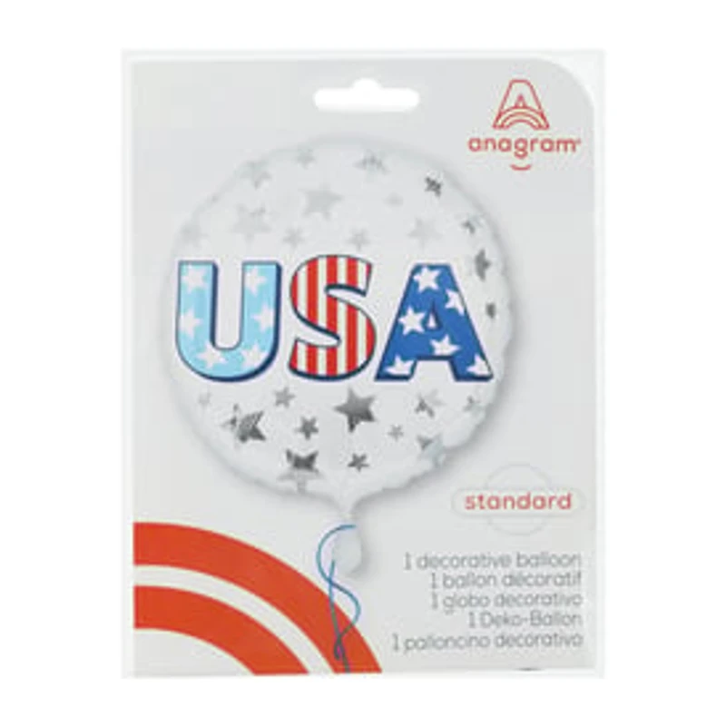 INFLATED Anagram® Standard USA Decorative Balloon