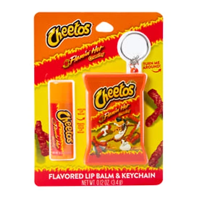 Flavored Lip Balm & Keychain Set
