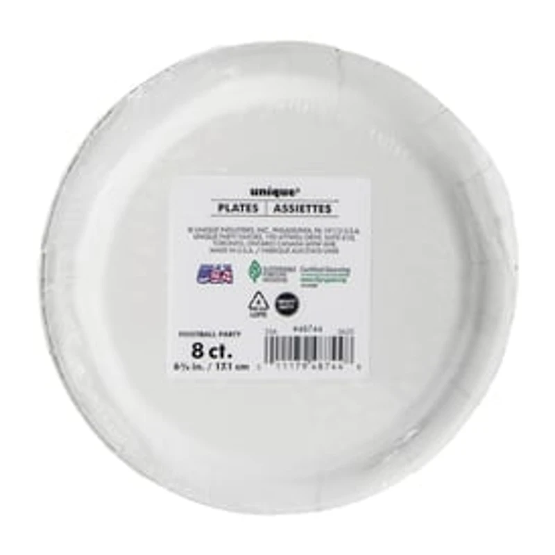 Football Printed Party Plates
