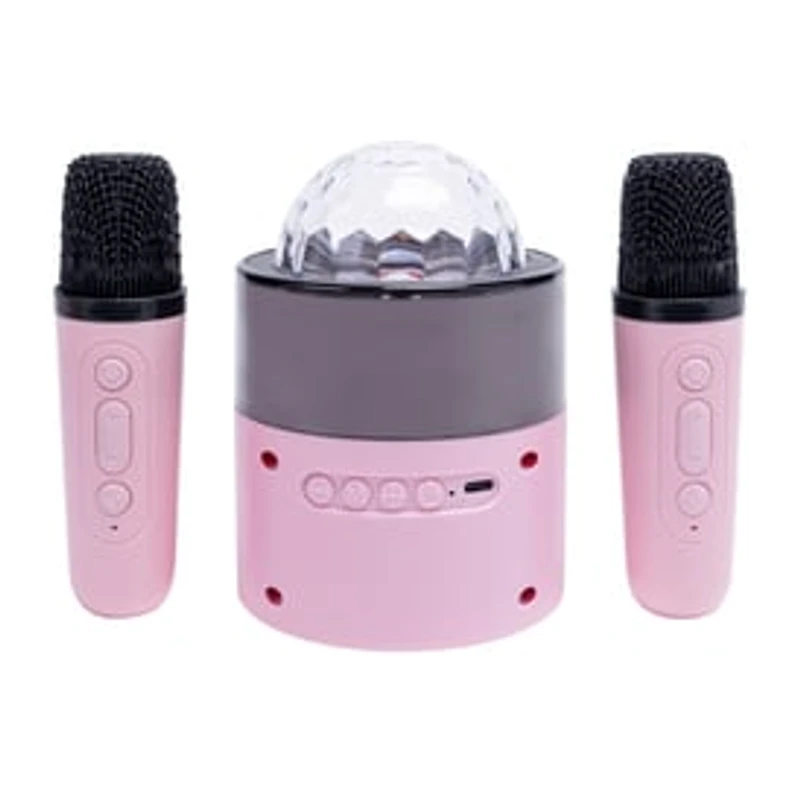 Karaoke Machine W/ 2 Mini Wireless Microphones