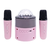 Karaoke Machine W/ 2 Mini Wireless Microphones