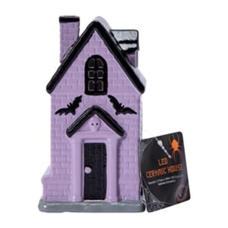 Halloween LED Ceramic House