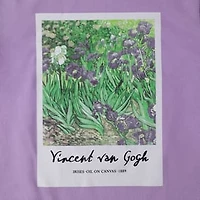 'Vincent van Gogh Irises Oil on Canvas 1889' Graphic Tee