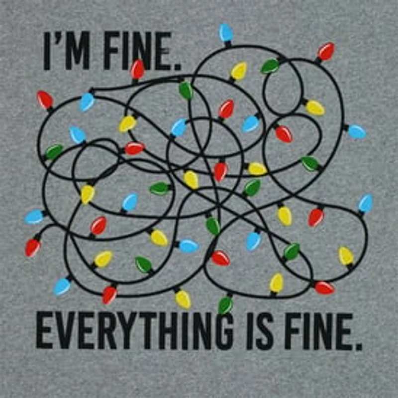 I'm Fine' Holiday Graphic Tee