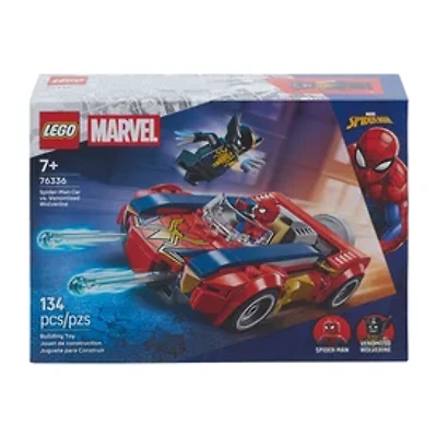 LEGO® Marvel Spider-Man Vs. Venomized Wolverine Building Toy 134-Pieces
