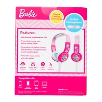 Barbie® Kid-Safe Wired Headphones With Mic