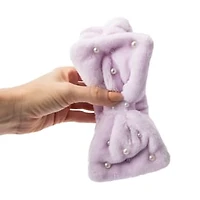 Purple Peal Plush Spa Headband