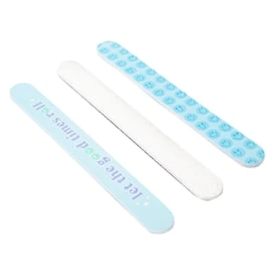 Smiley Nail File 3-Pack Set (Styles May Vary)