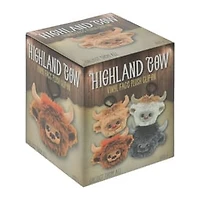 Highland Cow Vinyl Face Plush Clip-On (Styles May Vary)