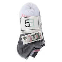 Ladies Low-Cut Socks 10-Pack - Cat Print