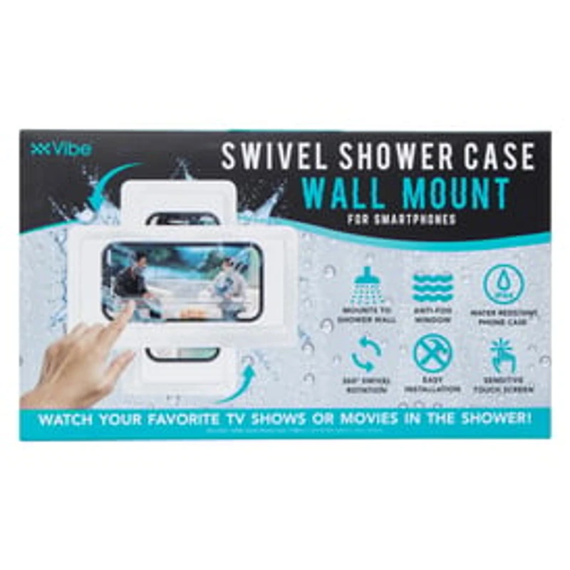Swivel Shower Case Wall Mount For Smart Phones