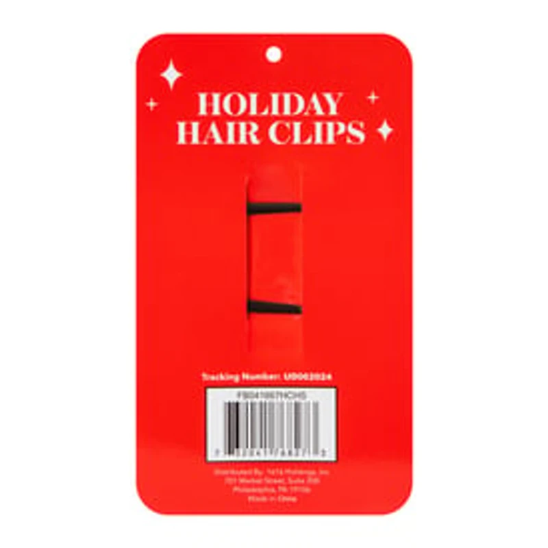 Holiday Bow Hair Clips
