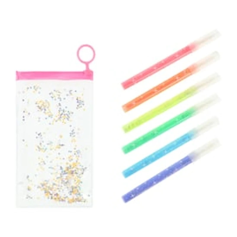 Glitter Highlighters 6-Pack