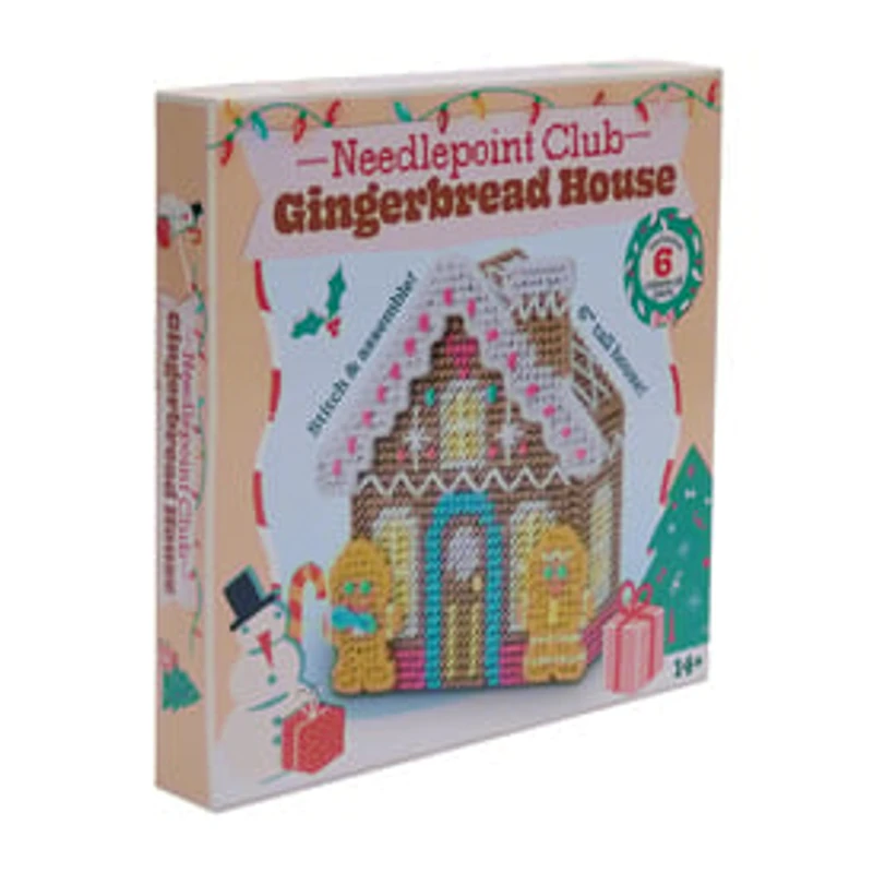 Needlepoint Club Gingerbread House Set