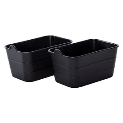 2-Pack Small Storage Bins 5.19in x 3.38in