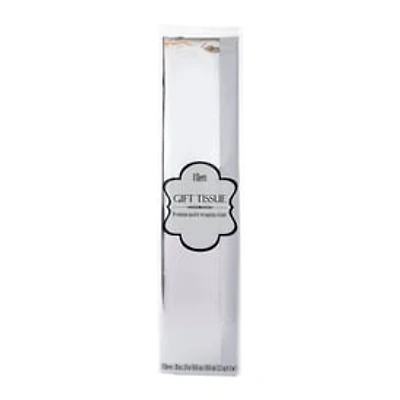 Silver Mylar Gift Wrapping Tissue Paper 8-Sheets