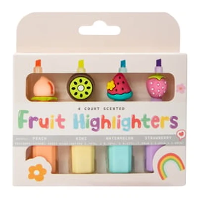 Scented Fruit Highlighters 4-Count