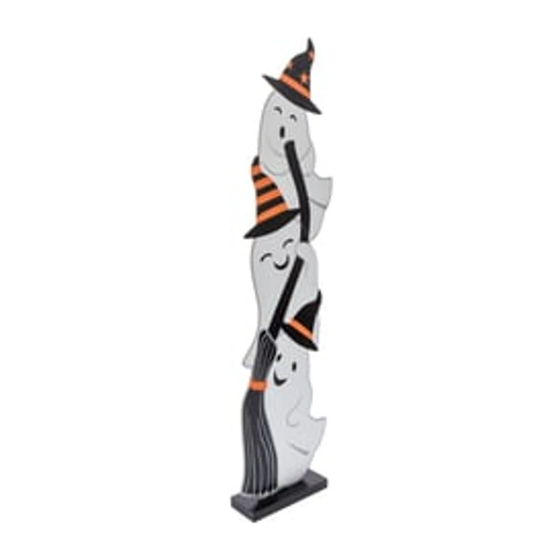 Halloween Wood Totem Décor