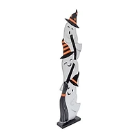 Halloween Wood Totem Décor