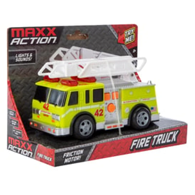 Fire Truck Friction Vehicle