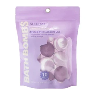 Vanilla & Coconut Bath Bombs 10-Pieces
