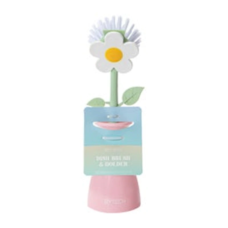 Themed Dish Brush & Holder